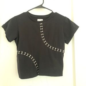 with jean hook eye shirt